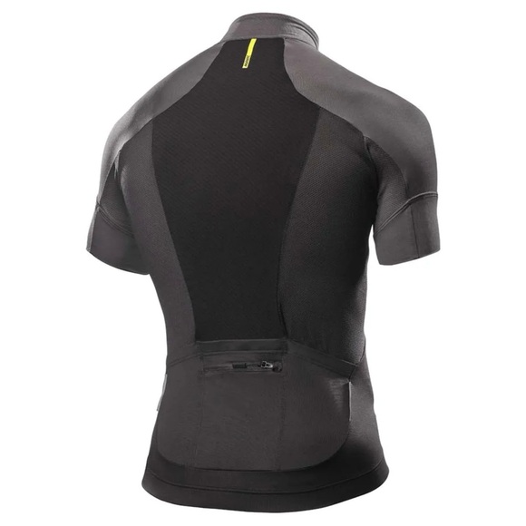 NWT Men’s Mavic Ksyrium Pro Short Sleeve Cycling Jersey. Black & Grey. Size XL. - Picture 2 of 9